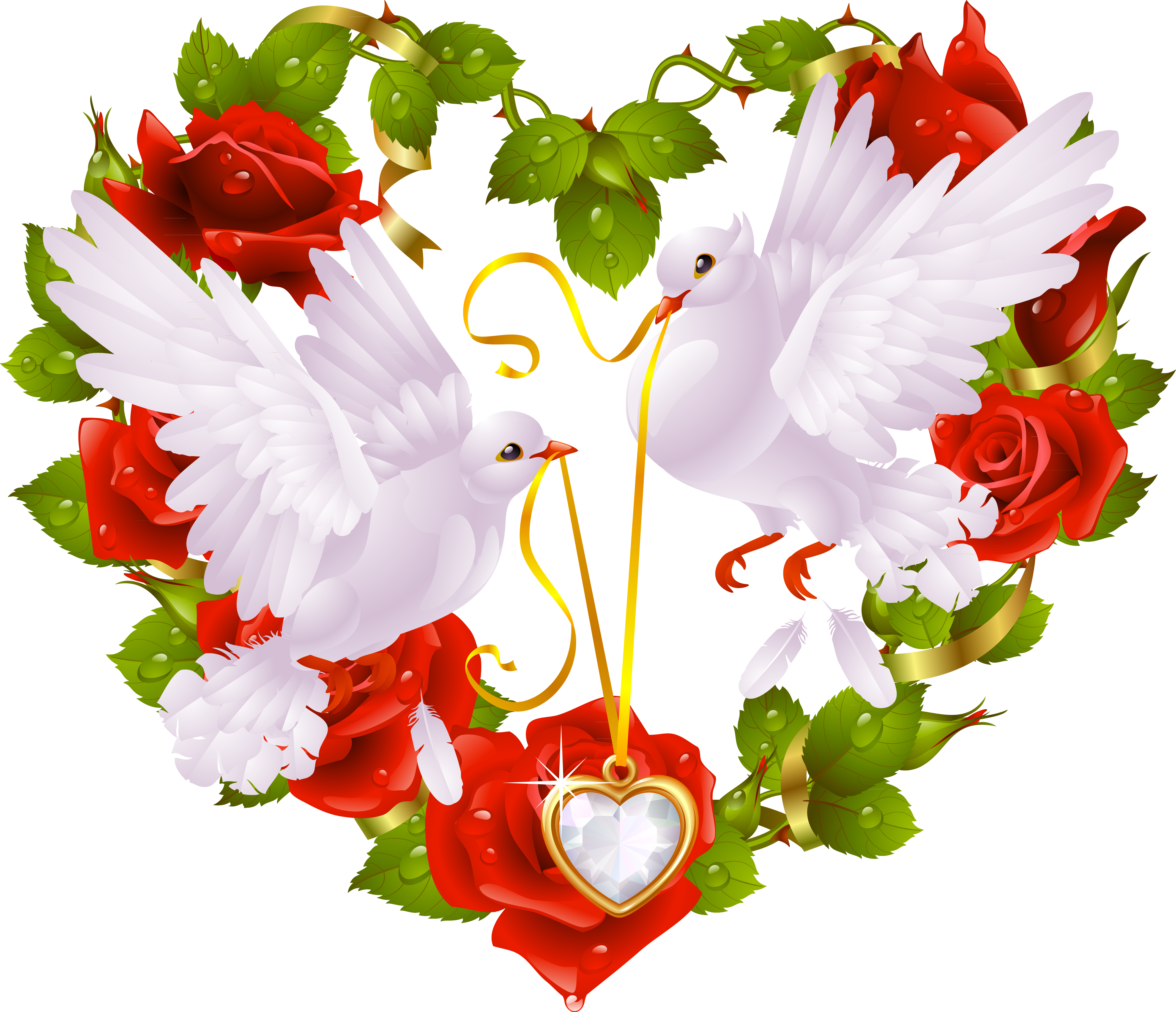 Doves in Heart